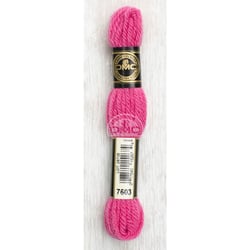 Fil de laine - DMC - Laine Colbert - 100% laine - Verveine rose - 7603 - Canevas