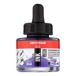 Flacon encre acrylique Acrylic Ink Amsterdam 30ml outremer violet