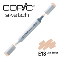 Copic - Marqueur à l'alcool Copic Sketch E13 Light Suntan
