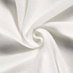 Tissu Polaire uni Ecru