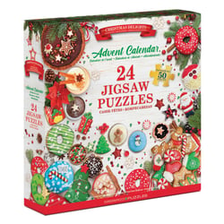 Puzzle 50 pièces - Calendrier de l'Avent - Délices de Noël - 24 Puzzles - Eurographics