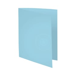 Paquet de 100 chemises Forever® 170 à bord décalé - 24x32cm - Bleu clair - x 5 - Exacompta