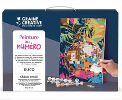 Peinture au numero - Disco ball - Graine Creative