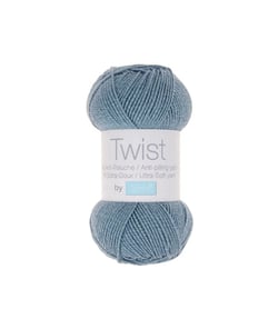 Pelote à tricoter TWIST - 100gr - Trimits 04 Bleu
