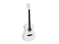 DIMAVERY Guitare Folk AW-303 Blanche