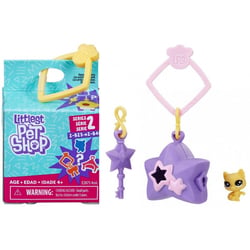 Littlest petshop collection surprise serie 2 : chat brun n° 2-b42 + habitat + accessoire - hasbro - e2875