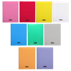 9 cahiers - 24x32(cm) - Grands carreaux - 48 pages - couverture en polypro - sans spirale - Clairefontaine - Calligraphe