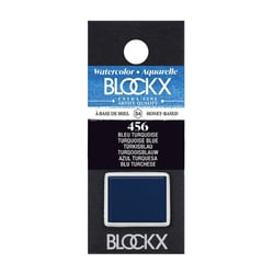 Aquarelle Bleu Turquoise  1/2 godet - S4