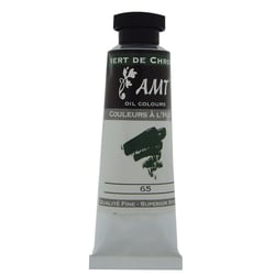 Peinture à l'huile fine en tube vert de chrome 45ml - Amt