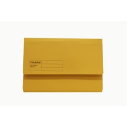 Chemise poche recyclé 285g FC - Jaune - x 50 - Exacompta