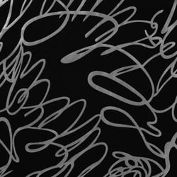 Tissu Jersey Milano Ia sur fond Noir