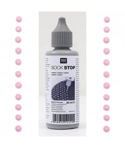 Sock Stop Orchidée Antidérapant pour chaussettes 50 ml - RICO Design Rose
