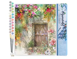 Peinture par Numéro Figured'Art - Porte de la Cave - Kit de Loisir Créatif DIY Numéro d'Art Complet - 40x50cm sans châssis en bois