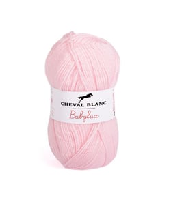 Laine à tricoter BABYLUX de Cheval Blanc Rose (070 - PETALE)
