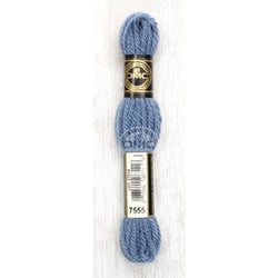 Fil de laine - DMC - Laine Colbert - 100% laine - Cendre bleue - 7555 - Canevas