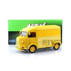Voiture Miniature de Collection - WELLY - CITROEN Type HY - 1962 - Jaune