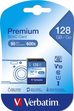 Carte SDXC 128Go Verbatim U1