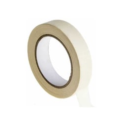 Ruban de masquage adhésif - Protection travaux de peinture bricolage toutes surfaces - 19mm x 50m - Beige