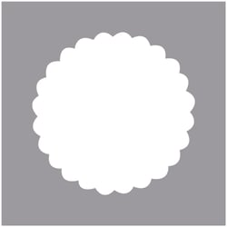 Perforatrice fantaisie: Rond bord déco, ø 5,08 cm, (2")