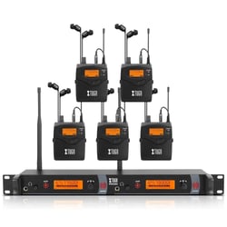 Microphone Sans Fil Pour Chanteur Sur Scène Avec 5 Récepteurs UHF YONIS