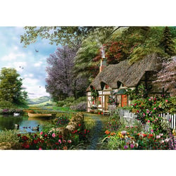 Puzzle 1000 pièces - Cottage - Trefl