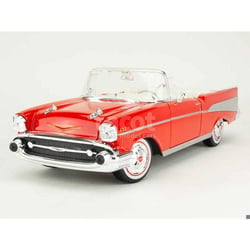 Voiture miniature de collection - Chevrolet Bel Air Cabriolet 1957 - Maisto 1/18