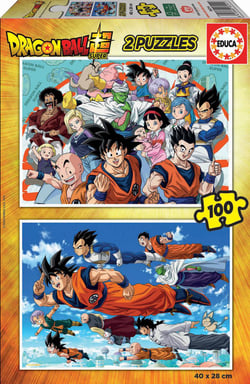 Puzzle 2 x 100 pcs – Dragon Ball - Educa Borras