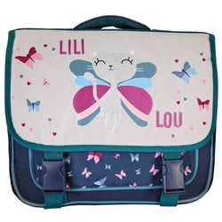 Cartable Lililou Chat Papillons 38 CM Haut de gamme