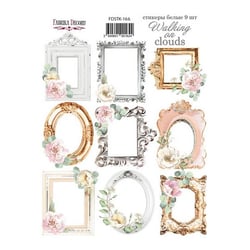 Planche de stickers couleur embelissement Fabrika Decoru WALKING ON CLOUDS 166
