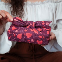 Furoshiki Tendresse 100 x 100 cm
