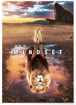 Affiche Motivation Mindset | A3 : 29,7x42cm