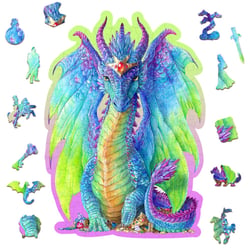Wooden City Puzzle: MAGNFICENT DRAGON 150/15, en bois, 8+