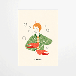 Carte postale - Marine Laurent - Cancer - 14,8 x 10,5 cm - Made in France