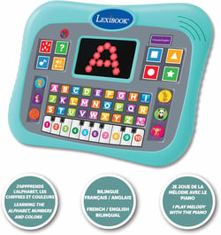 Tablette éducative bilingue français/anglais - Lexibook