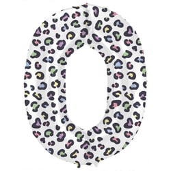 Ballon Aluminium Hélium Panthère Chiffre 0 - 86 cm