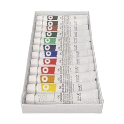 Kit d'artiste Peintures à l'huile, 12  couleurs x 12ml, Kit