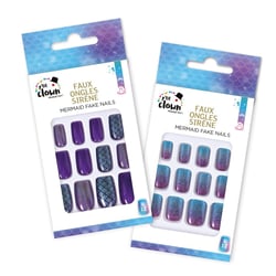 Faux ongles - 2 modèles aléatoires - sirène