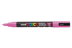 Lot de 12 marqueurs peinture pointe conique fine 0,9 - 1,3 mm - POSCA - Rose
