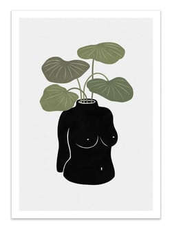 Affiche 30 x 40 cm - Boob-tanical Vase - Orara Studio
