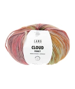 Pelote de laine CLOUD FUNKY - 100GR - Lang Yarns Multicolore Terracotta et Sauge 0024