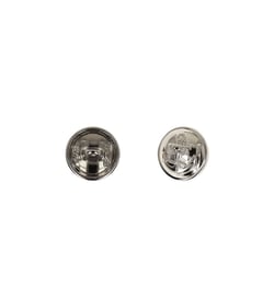 Lot de 3 boutons métal ancre argent