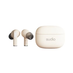 Ecouteurs Intra-Auriculaires Bluetooth Sudio A1 Pro - Touch Control - IPX4 - Active Noise Cancellation - Microphone intégré - Sable