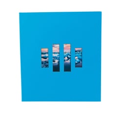 Album photo livre 60 pages noires Milano - Bleu - Exacompta