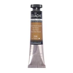 Gouache - Extra-fine - Terre de Sienne naturelle - 208 - Tube de 21ml - Sennelier
