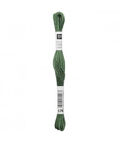 Fil à broder mouliné Uni - Rico Design 176 Vert