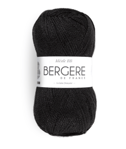 Pelote IDEALE BB - Bergère de France NOIR