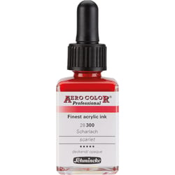 Encre acrylique - Extra-fine - Rouge écarlate - 28 300 - Aéro Color Pro - Schmincke