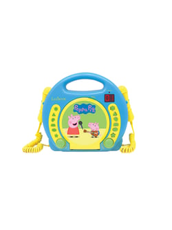 Lecteur CD portable avec 2 microphones Peppa Pig