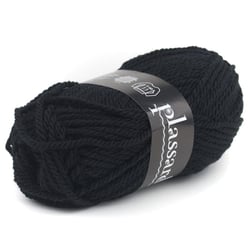 Plassard - Laine à tricoter Datcha 516 Noir 50% Laine