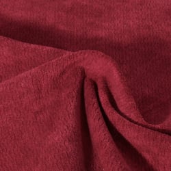 Tissu Jacquard d'ameublement Ultraclean uni Bordeaux